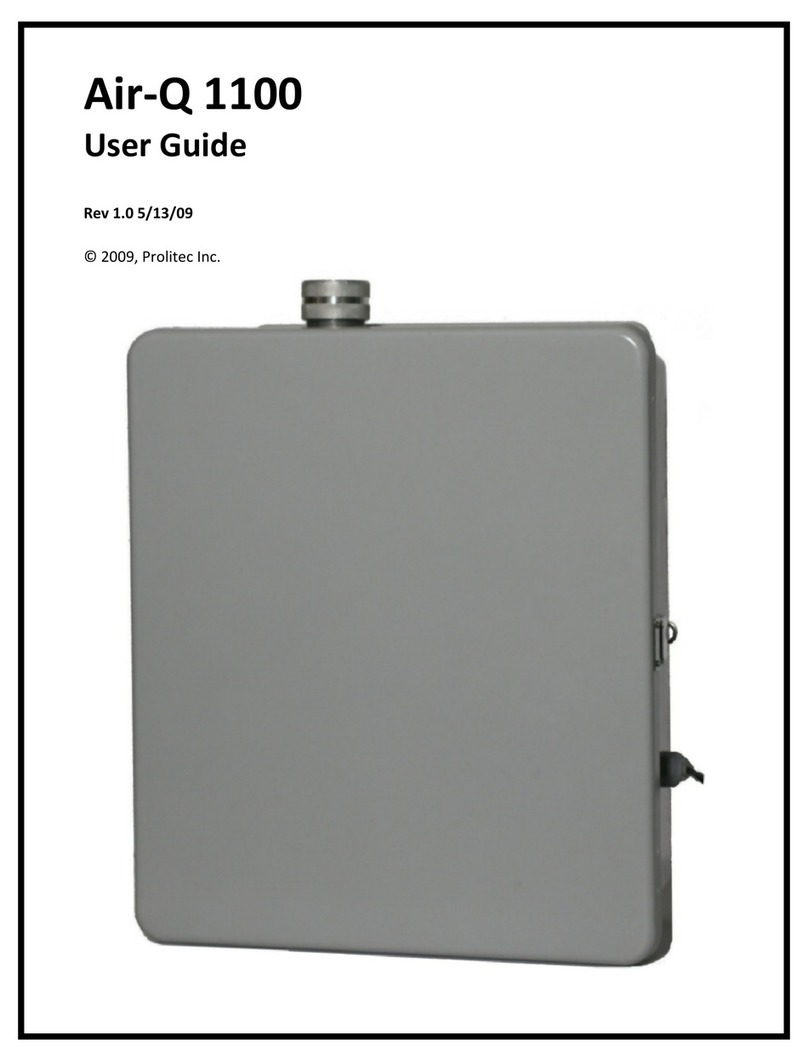 Prolitec Air-Q 1100 user guide