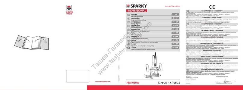 Sparky Group X 75CE Original instructions