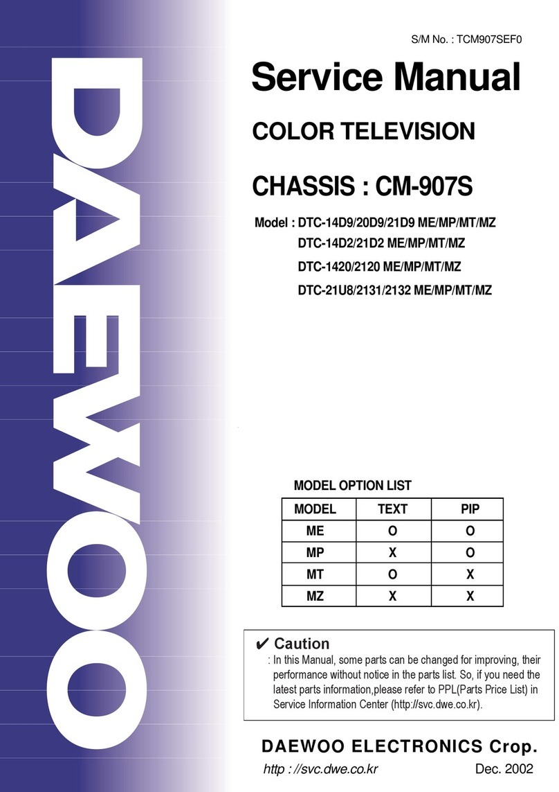 Daewoo DTC-14D9 series User manual