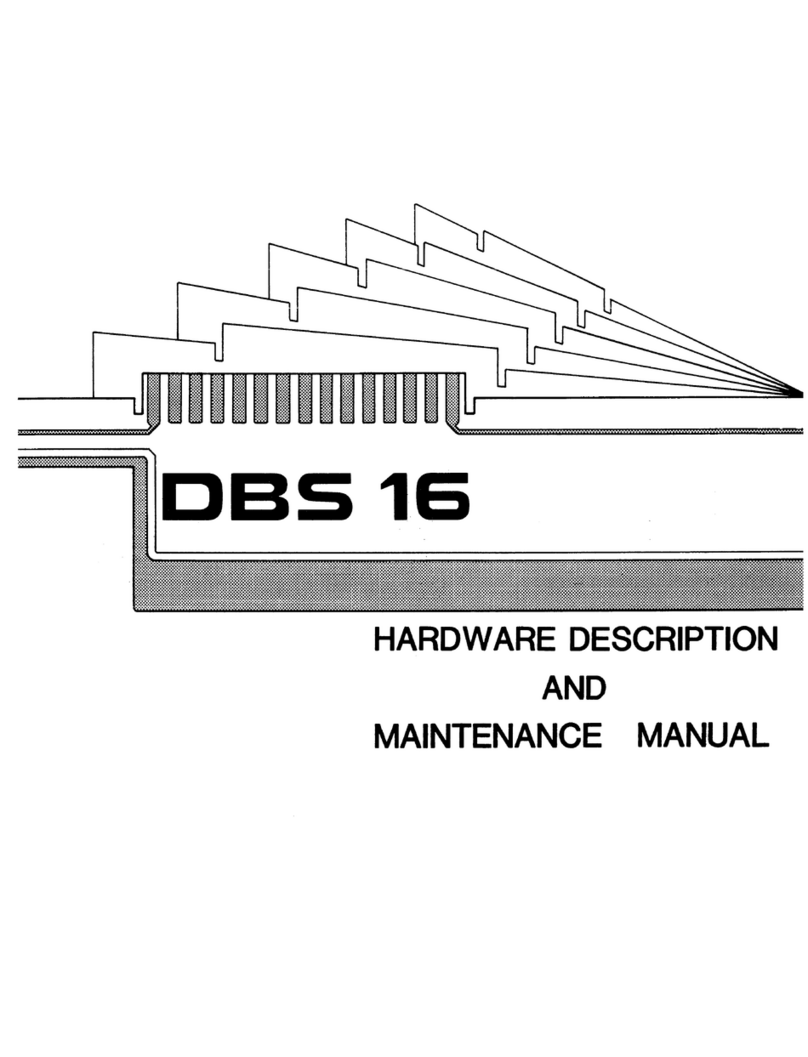 ESPRIT DBS 16 Hardware description and maintenance manual