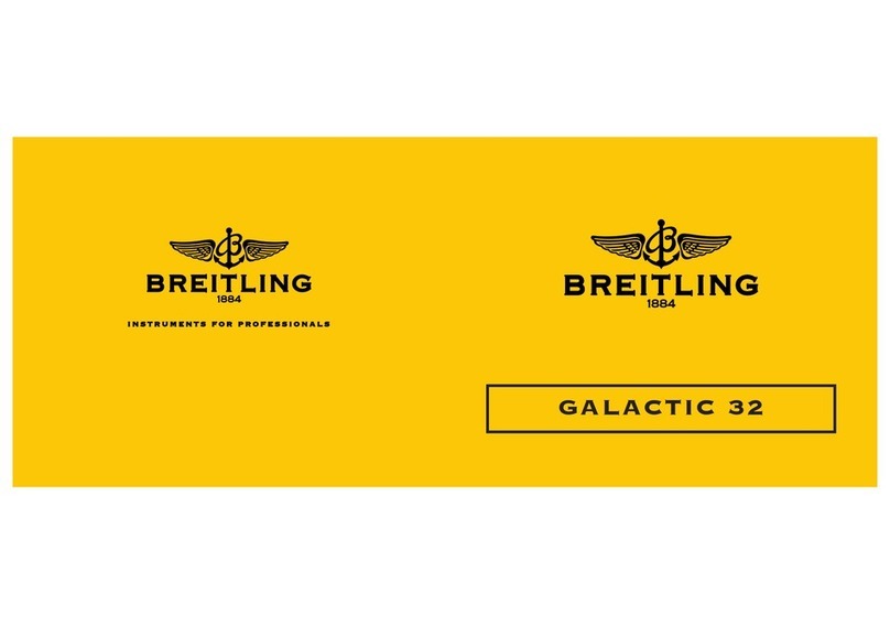 Breitling Galactic 32 User manual Breitling Galactic 32 User manual