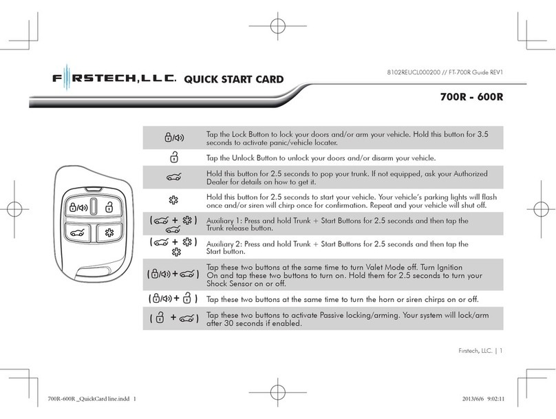 Firstech 700R Technical manual
