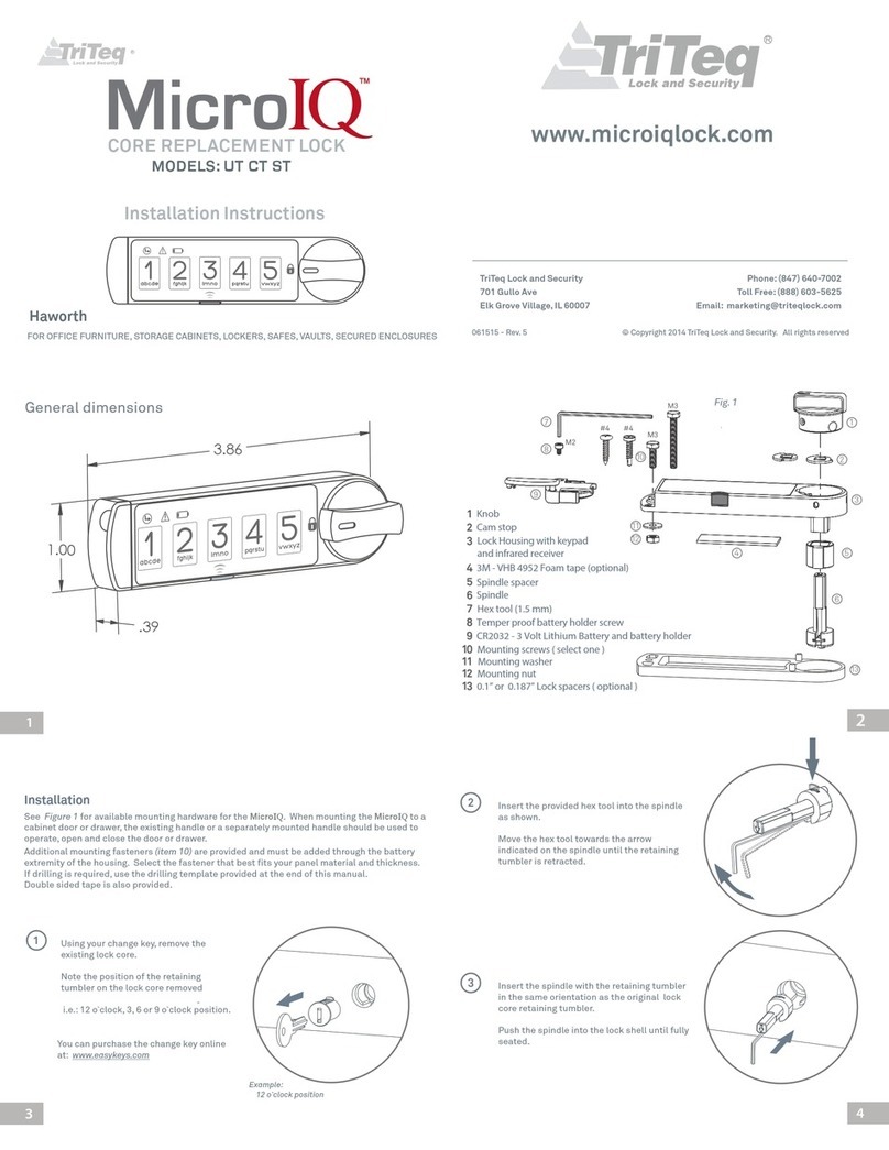 TriTeq MicroIQ UT User manual