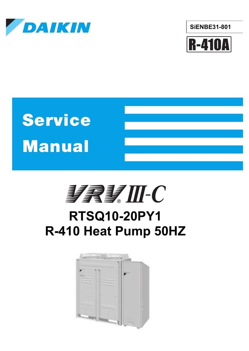 Daikin RTSQ10PY1 User manual Daikin RTSQ10PY1 User manual
