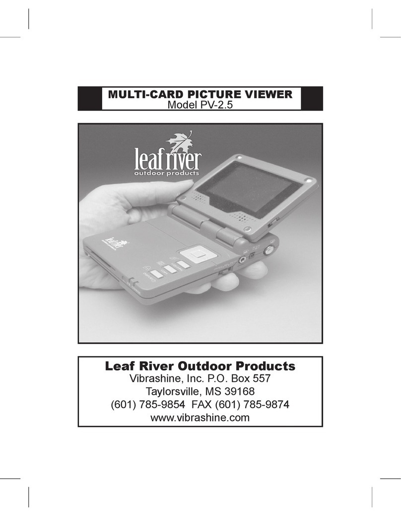 leaf river PV-2.5 User manual