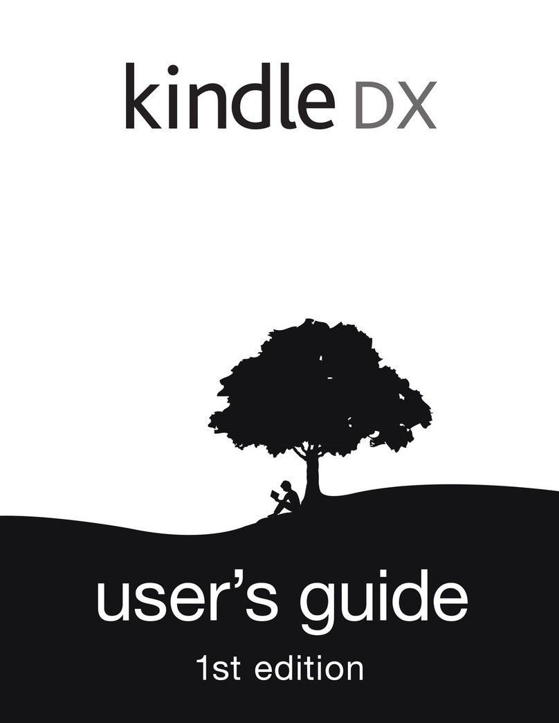 Amazon KINDLE DX user guide