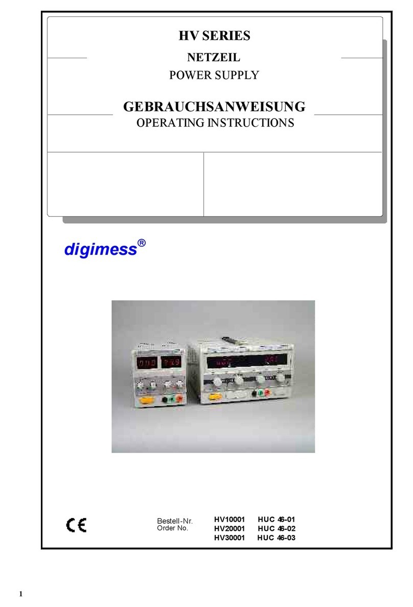 digimess HV10001 operating instructions