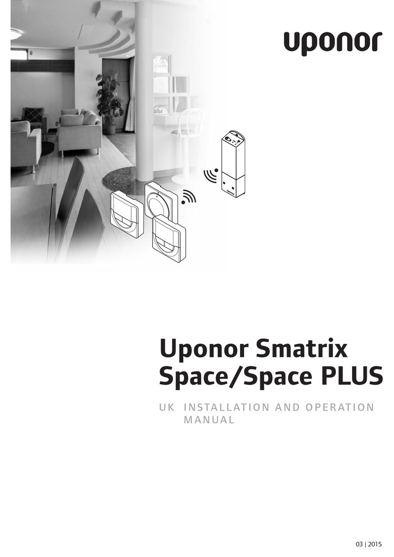 Uponor smatrix space Installation and operation manual