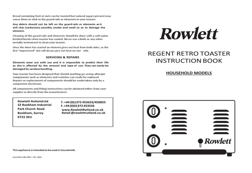 Rowlett Regent Retro Thick & Thin User manual