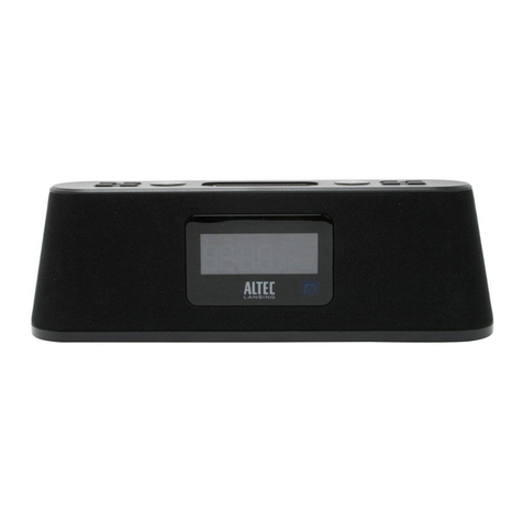 Altec Lansing Moondance HOME M302 User manual