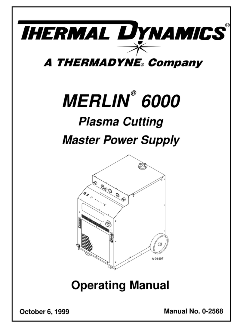 Thermal Dynamics MERLIN 6000 User manual