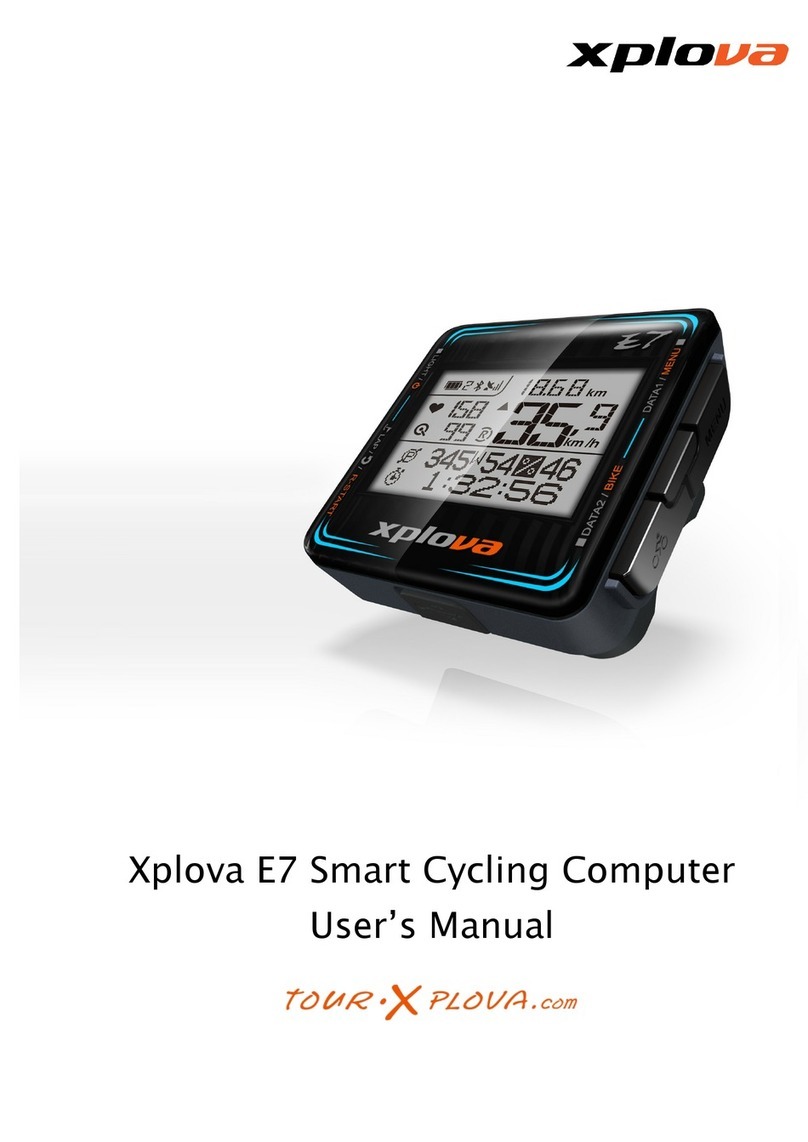 Xplova E7 User manual