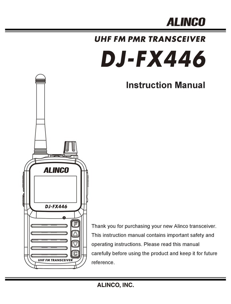Alinco DJ-FX446 User manual