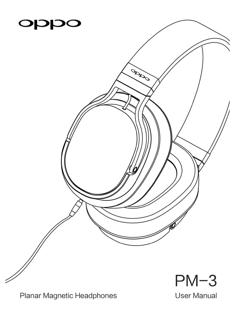Oppo PM-3 User manual