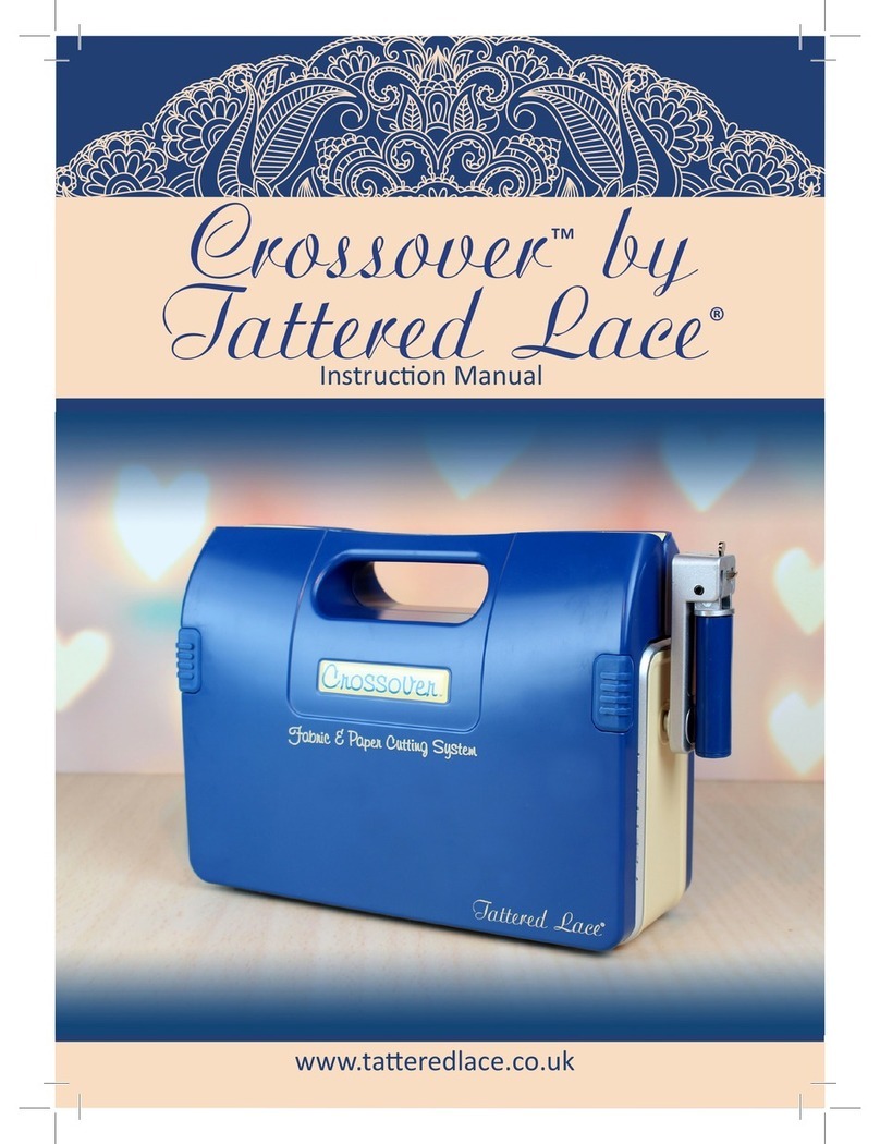 tattered lace Crossover instruction manual