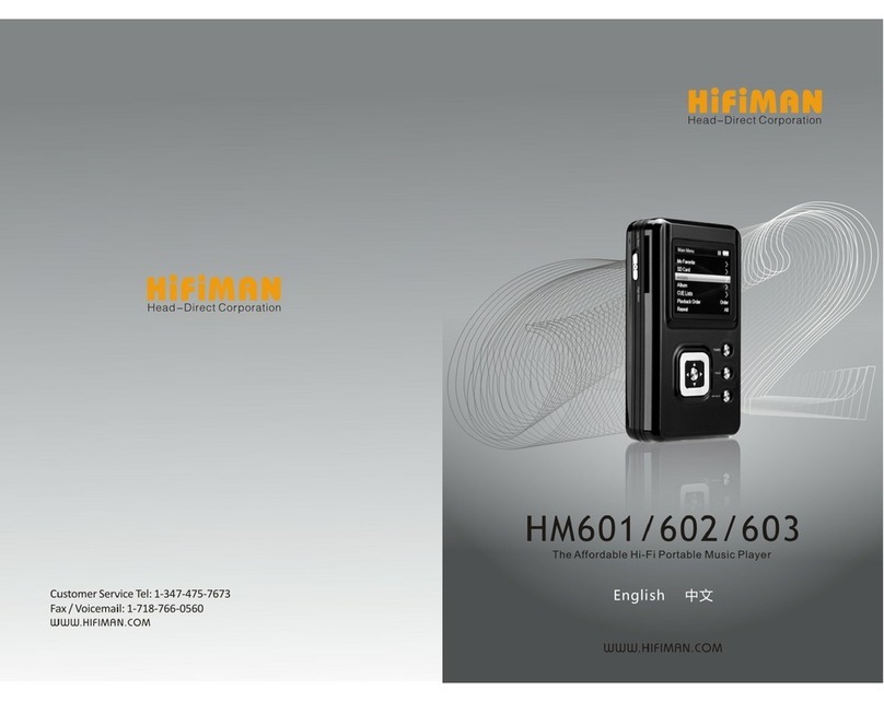 HiFiMAN HM601 user manual