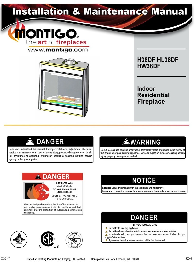 Montigo HW38DF Installation & maintenance manual Montigo HW38DF Installation & maintenance manual