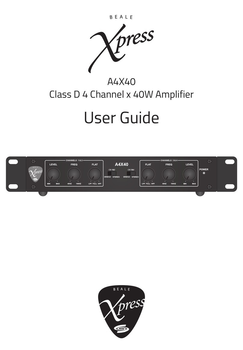 Beale Xpress A4X40 user guide