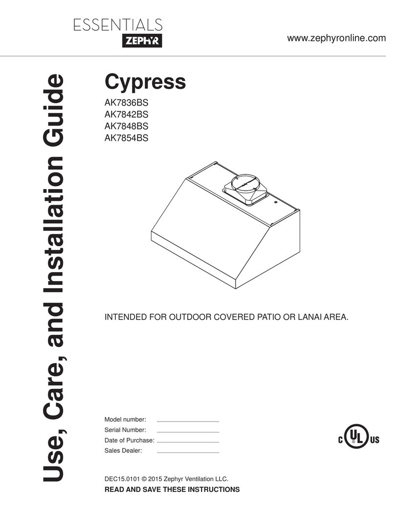 Zephyr Cypress AK7836BS Installation guide