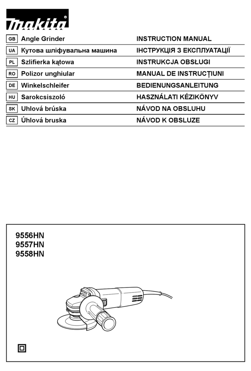 Makita 9556HN instruction manual