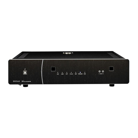 Roksan Audio K3 DAC instruction manual