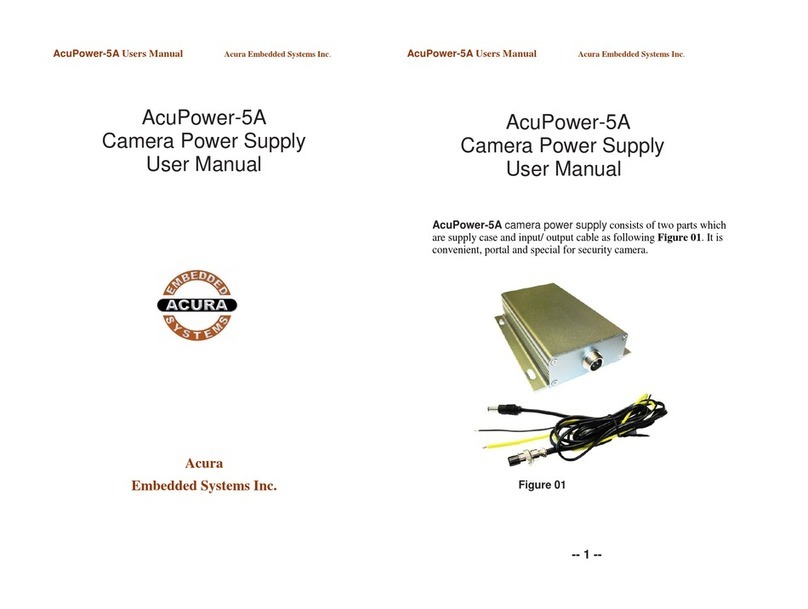 Acura AcuPower-5A User manual