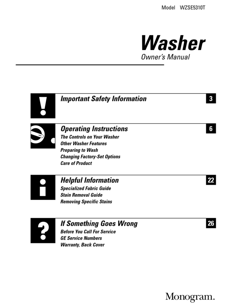 GE WZSE5310T User manual