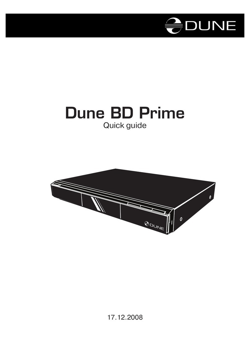 DUNE BD Prime quick guide