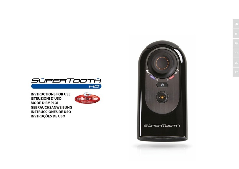 Cellularline SUPERTOOTH HD Instructions for use Cellularline SUPERTOOTH HD Instructions for use