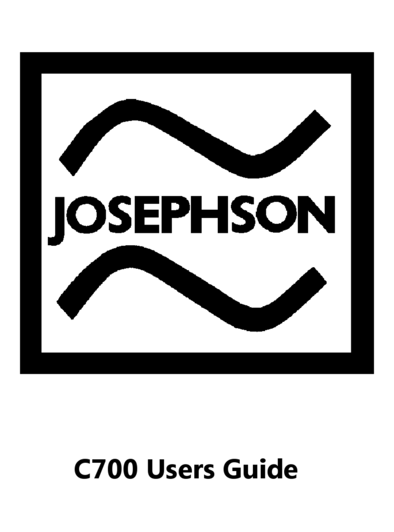 Josephson C700 user guide