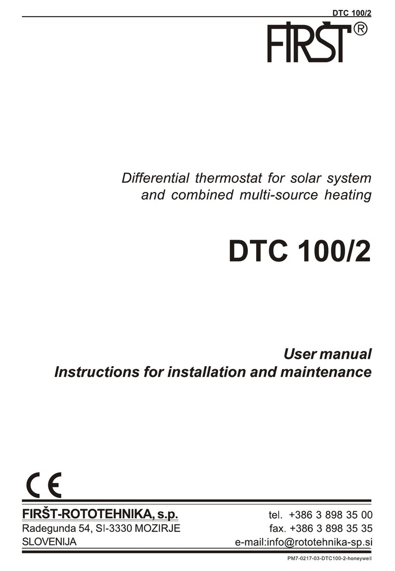 First DTC 100/2 TDG User manual