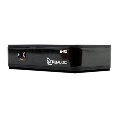 TRU Audio W-RX User manual