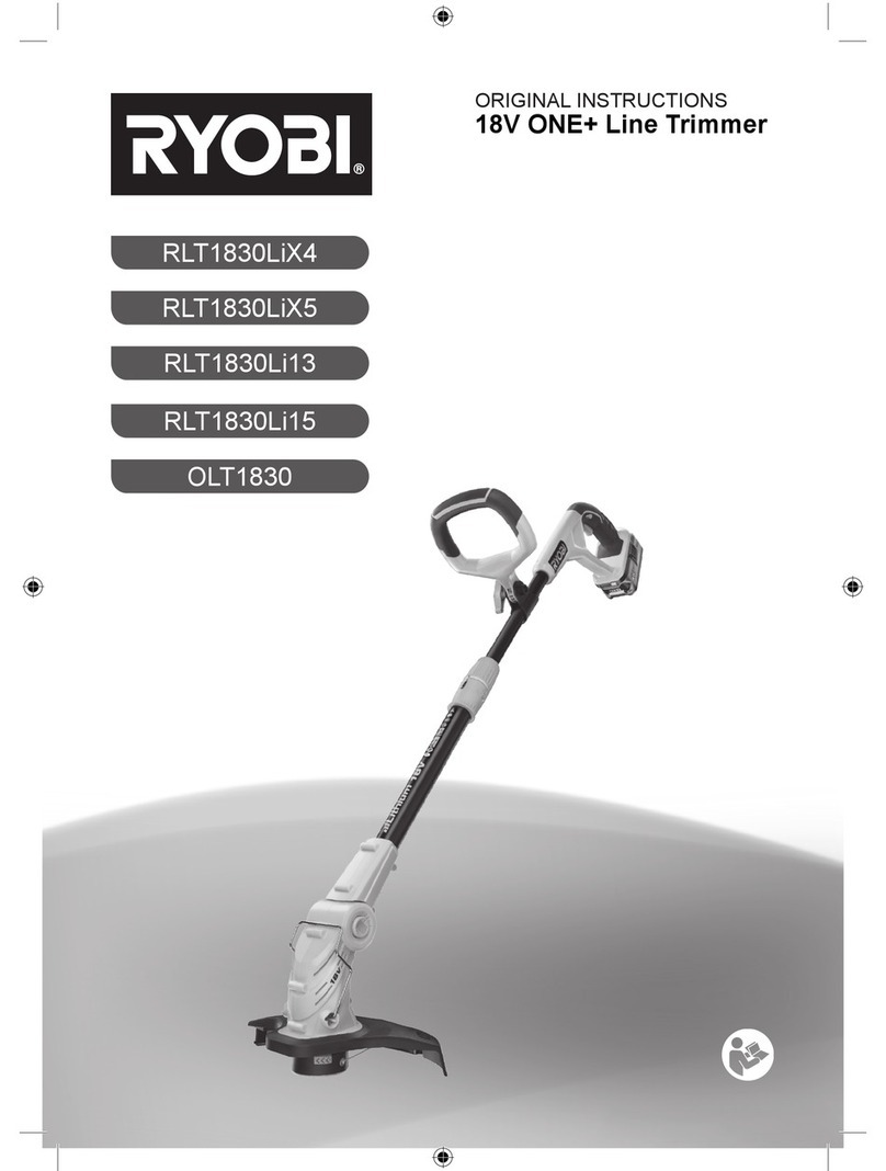 Ryobi RLT1830LiX4 Original instructions