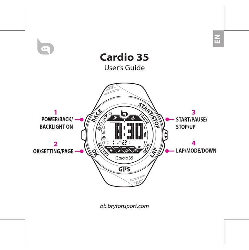 Bryton Cardio 35 user guide