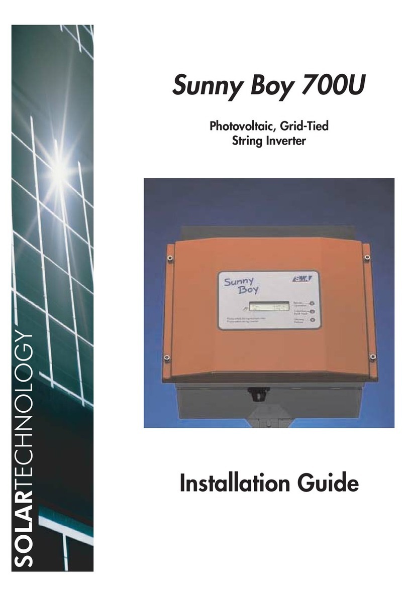 Sunny Boy 700U installation guide