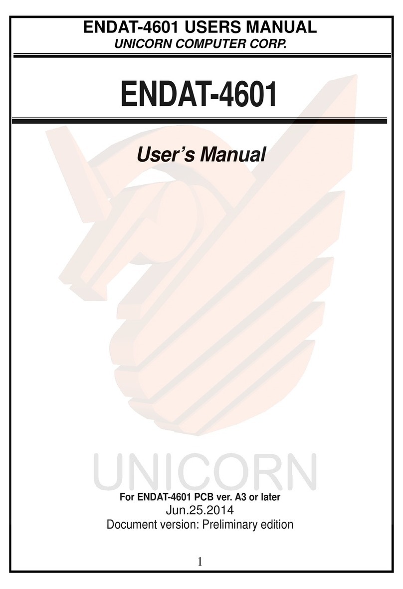 Unicorn Computer ENDAT-4601 User manual Unicorn Computer ENDAT-4601 User manual