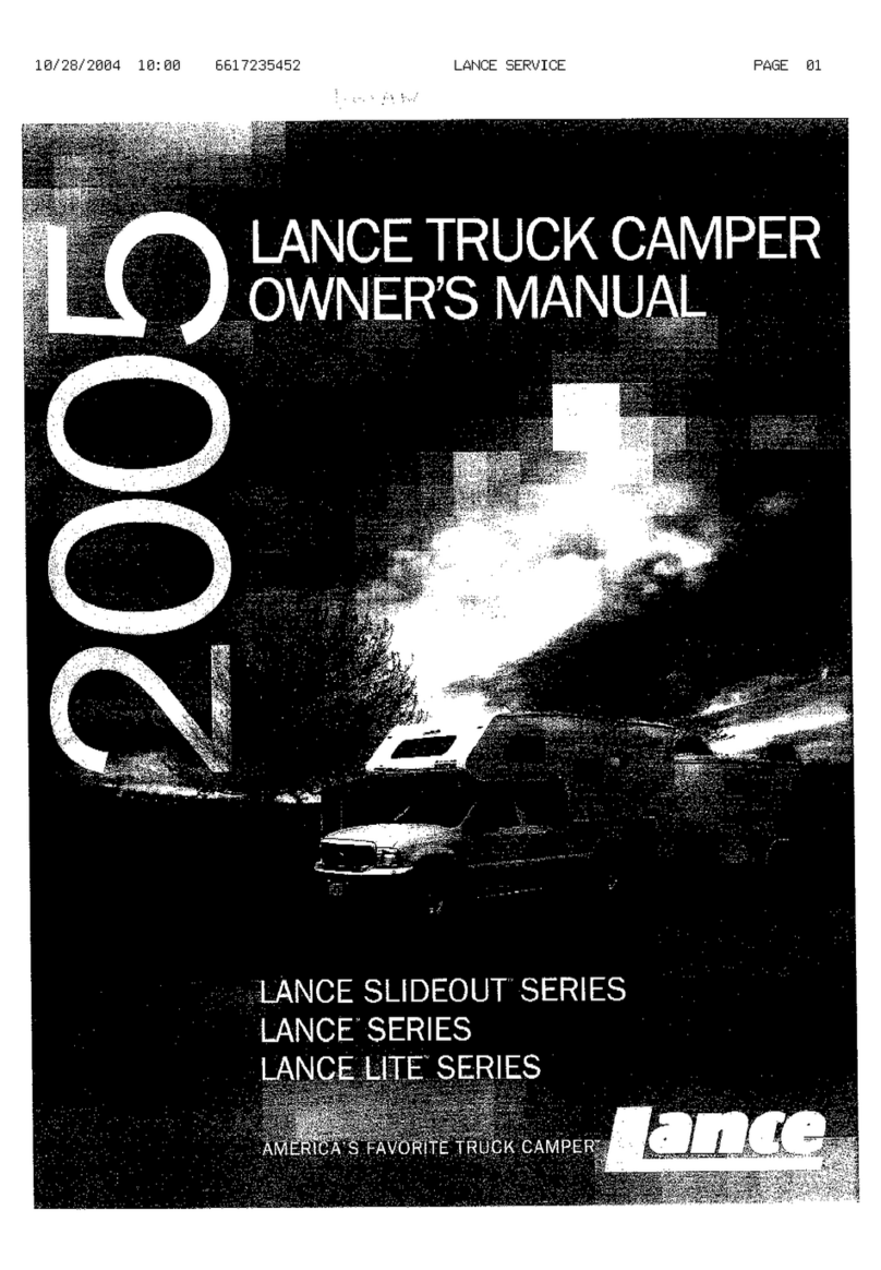 Lance Lance Slideout 2005 Series User manual Lance Lance Slideout 2005 Series User manual