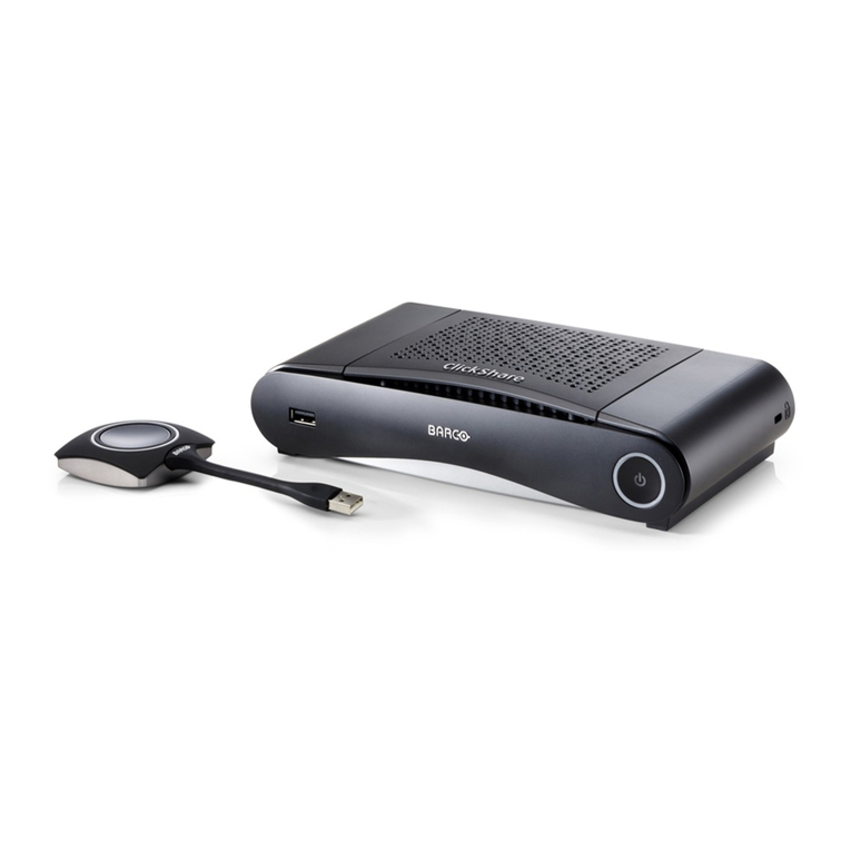 Barco ClickShare CS-100 installation manual