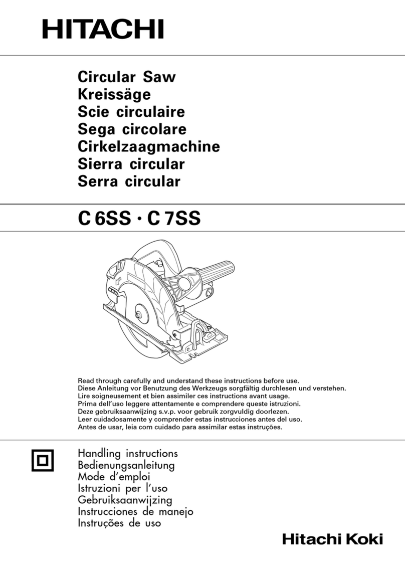 Hitachi C 6SS User manual