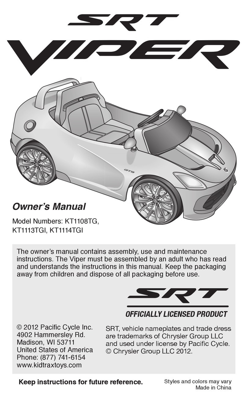 SRT VIPER KT1108TG owner's manual