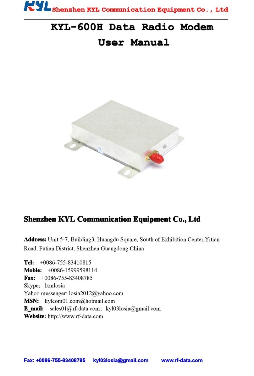 KYL KYL-600h user manual