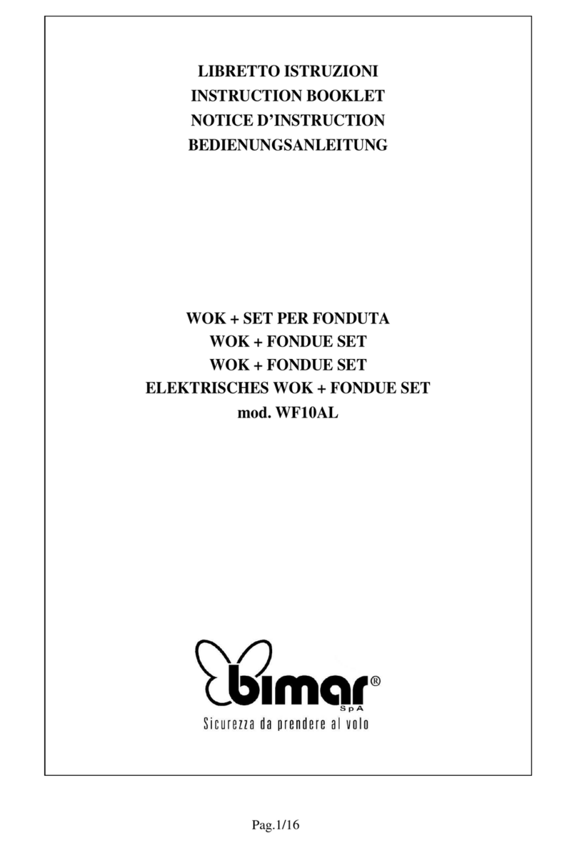 Bimar WF10AL Instruction booklet