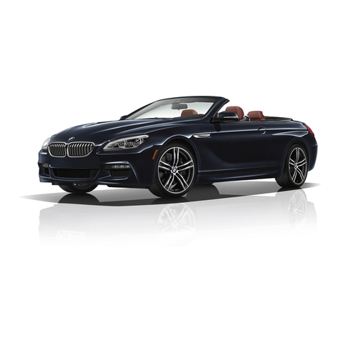 BMW 6 SERIES CONVERTIBLE owner's manual