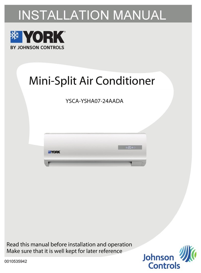 York YSCA07FSAADA User manual
