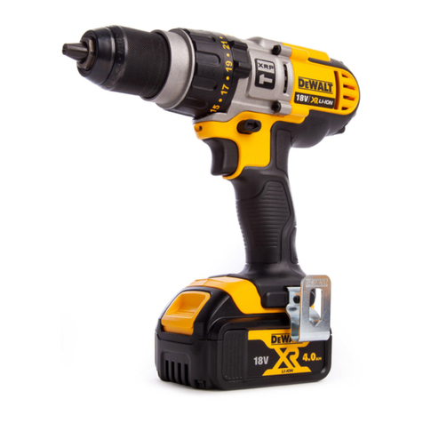 DeWalt XR LI-ION DCD980 User manual