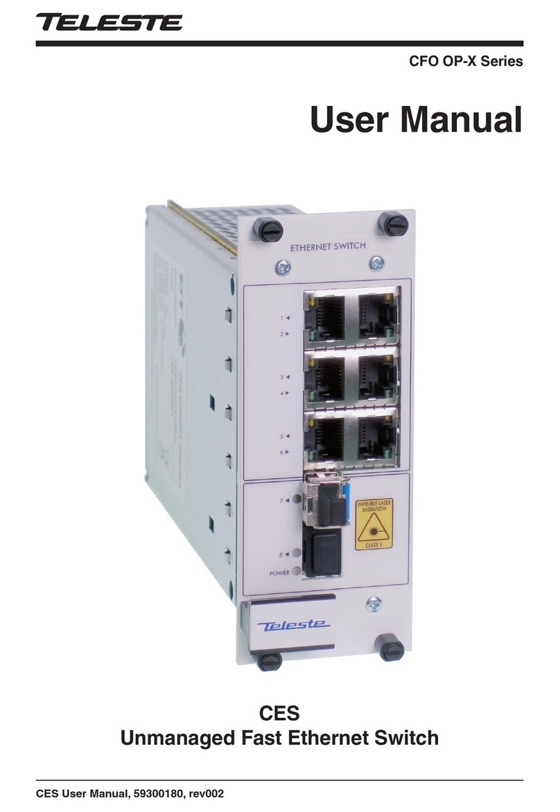 Teleste CFO OP-X series user manual