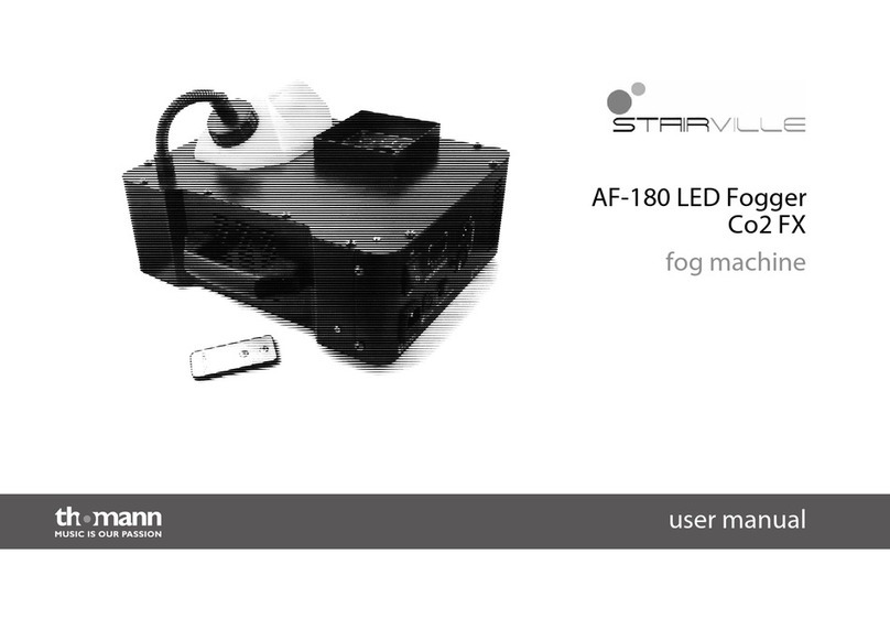 thomann Starville AF-180 LED Fogger Co2 FX user manual