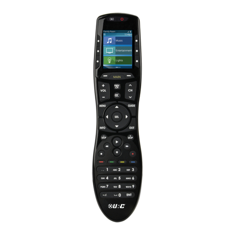 Universal Remote Control TRC-820 User manual