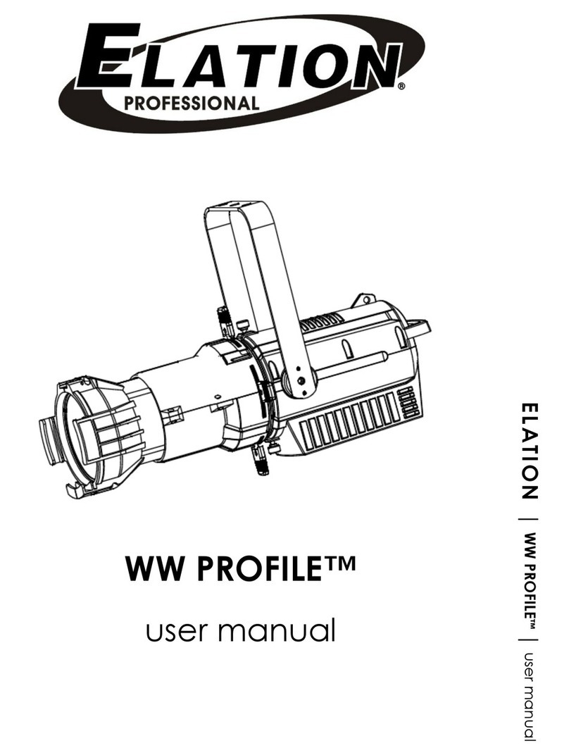 Elation WW PROFILE user manual