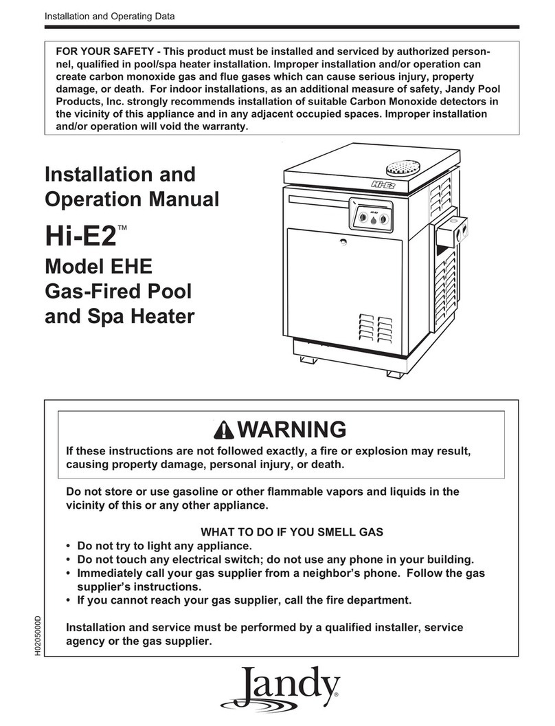 Jandy Hi-E2 EHe User manual